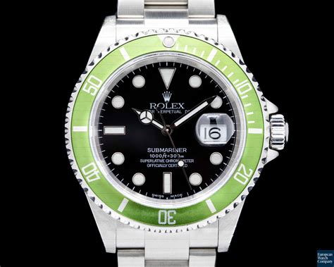 green watch rolex|rolex submariner green flat 4.